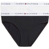 Tommy Hilfiger White / Black-Orange 2-Pakning Bomull Bikini