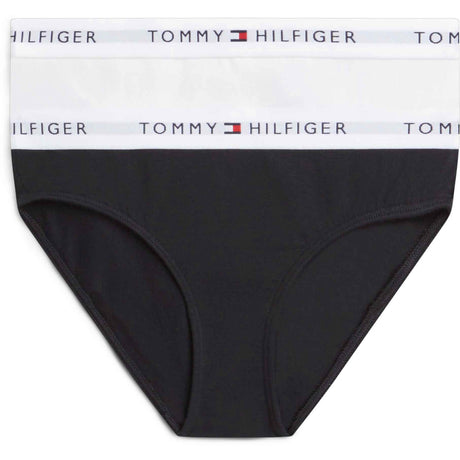 Tommy Hilfiger White / Black-Orange 2-Pakning Bomull Bikini