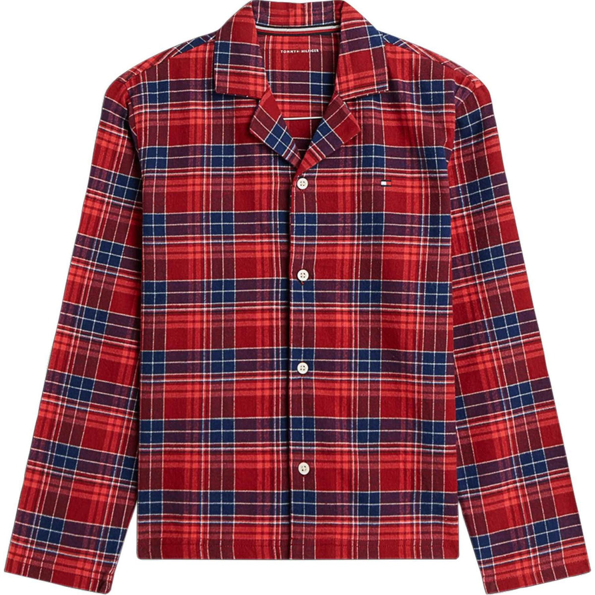 Tommy Hilfiger Check Global Stp Medium Red-Red Flannel Pj Sett