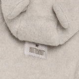 Huttelihut Camel Melange Jacket Ears Wool Fleece
