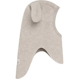 Huttelihut Camel Melange Balaclava Ears Wool Fleece