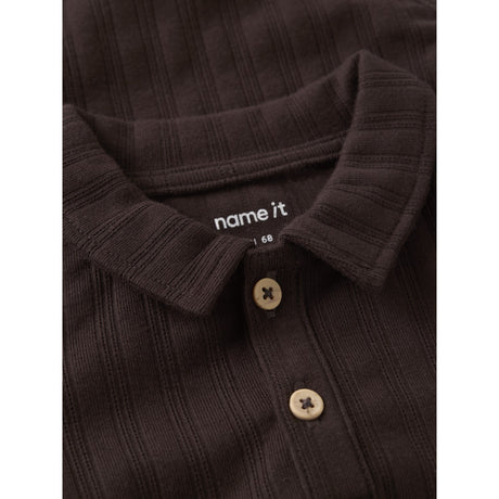 Name It Chocolate Plum Nbmralph Polo Body