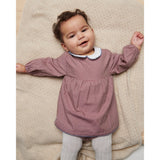 COPENHAGEN COLORS Winter Rose Check Comb. Checkered Romper Kjole M/ Halsbånd