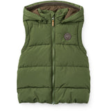 COPENHAGEN COLORS Dk. Green 2 I 1 Puffer Jakke M/ Removable Ermer