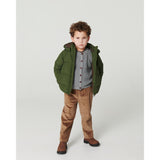 COPENHAGEN COLORS Dk. Green 2 I 1 Puffer Jakke M/ Removable Ermer