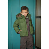COPENHAGEN COLORS Dk. Green 2 I 1 Puffer Jakke M/ Removable Ermer