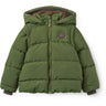 COPENHAGEN COLORS Dk. Green 2 I 1 Puffer Jakke M/ Removable Ermer