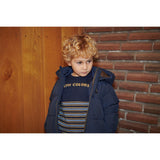 COPENHAGEN COLORS Navy 2 I 1 Puffer Jakke M/ Removable Ermer