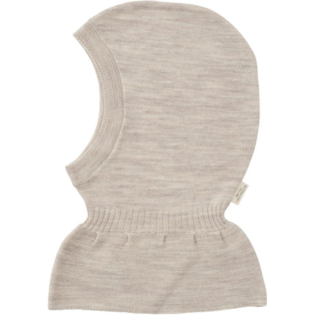 COPENHAGEN COLORS Grey Mel. Lt. Strikket Merino Elefantlue Med Frill