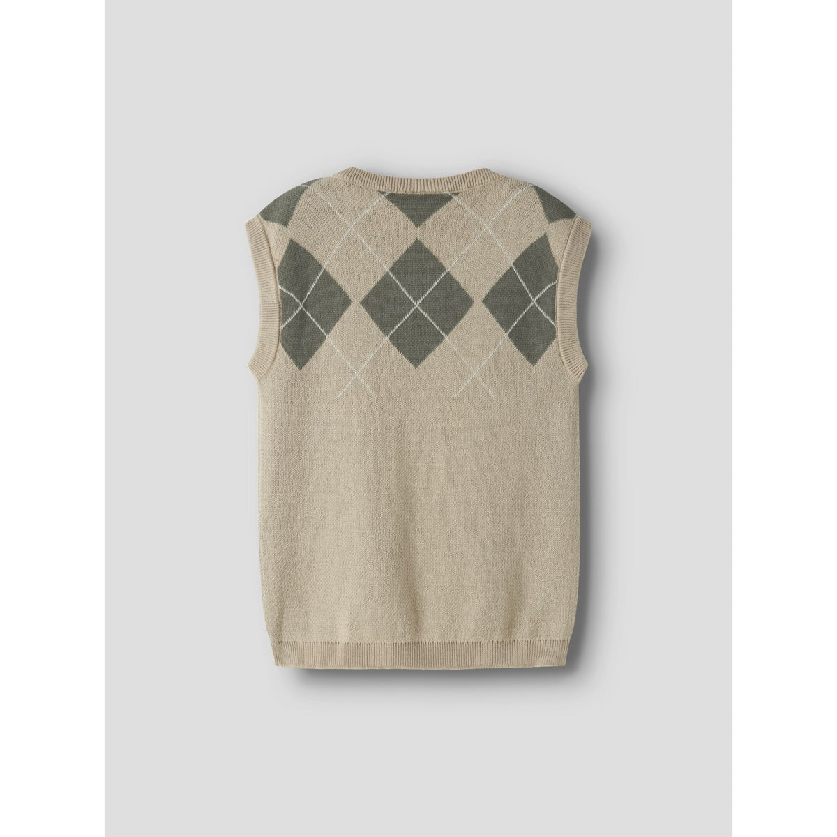 Lil'Atelier White Pepper Mulled Basil Nmmronan Strikk Vest Lil