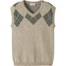 Lil'Atelier White Pepper Mulled Basil Nmmronan Strikk Vest Lil