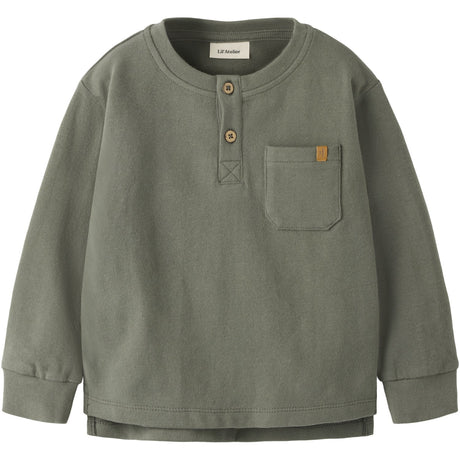 Lil'Atelier Mulled Basil Nmmsoleima Ls Loose Sweat Lil