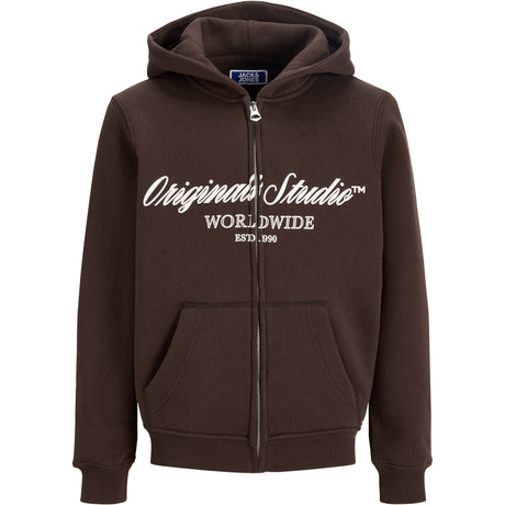 Jack & Jones Junior Java Jornorrebro Front Sweat Zip Hette Jnr