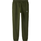 Name It Rifle Green Nkmflo Sweat Bukser Bru Noos