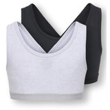 kids ONLY Super Light Grey Melange Koglola 2-P Vendbar Logo Topp Acc Noos