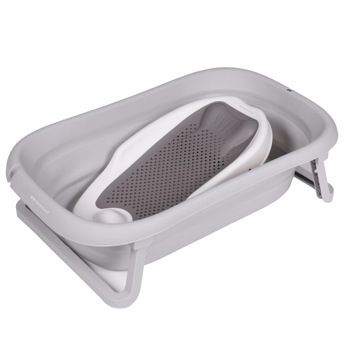Tinynord Grey Foldbar Badekar Sete