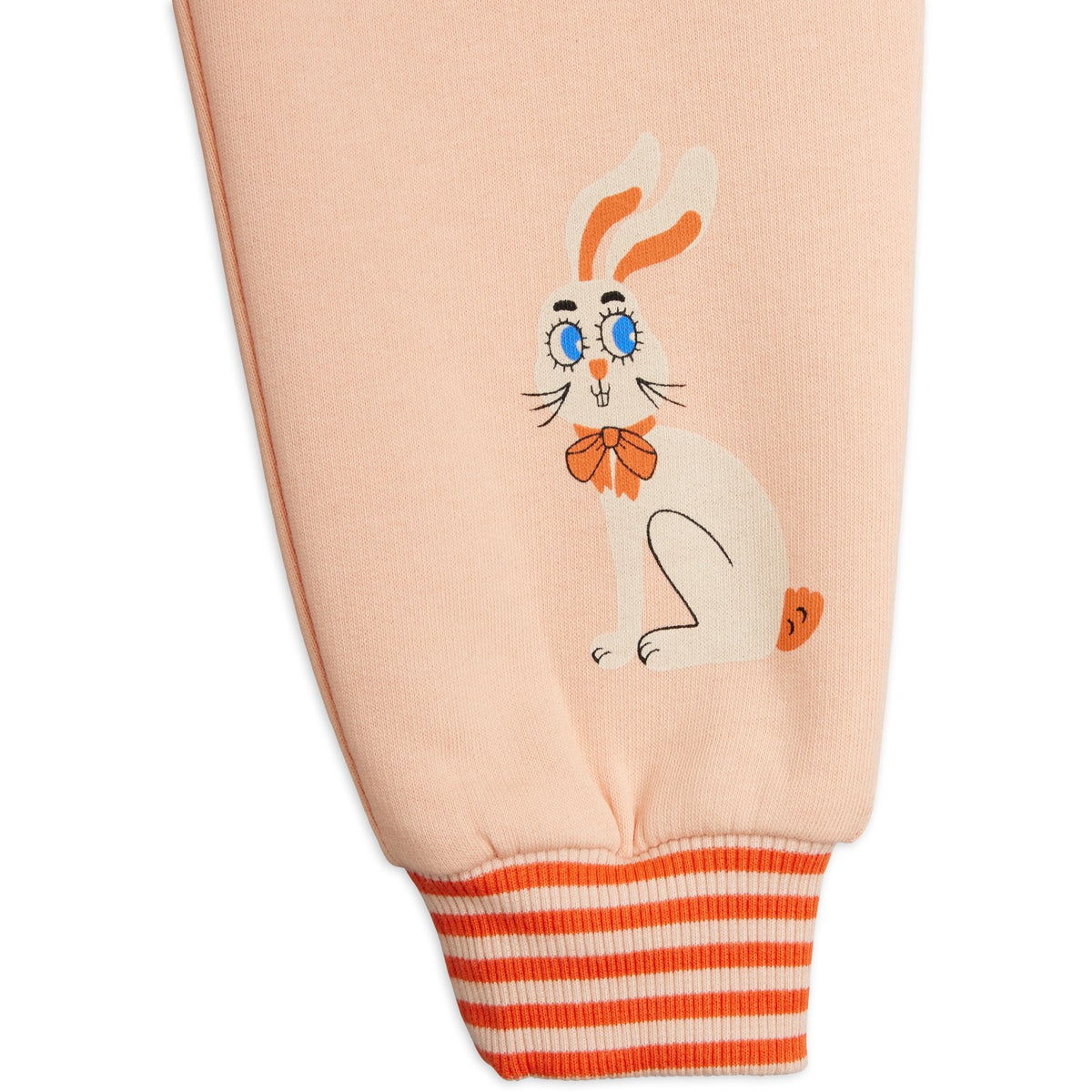 Mini Rodini Pink Rabbit Sp Cuffed Sweatpants