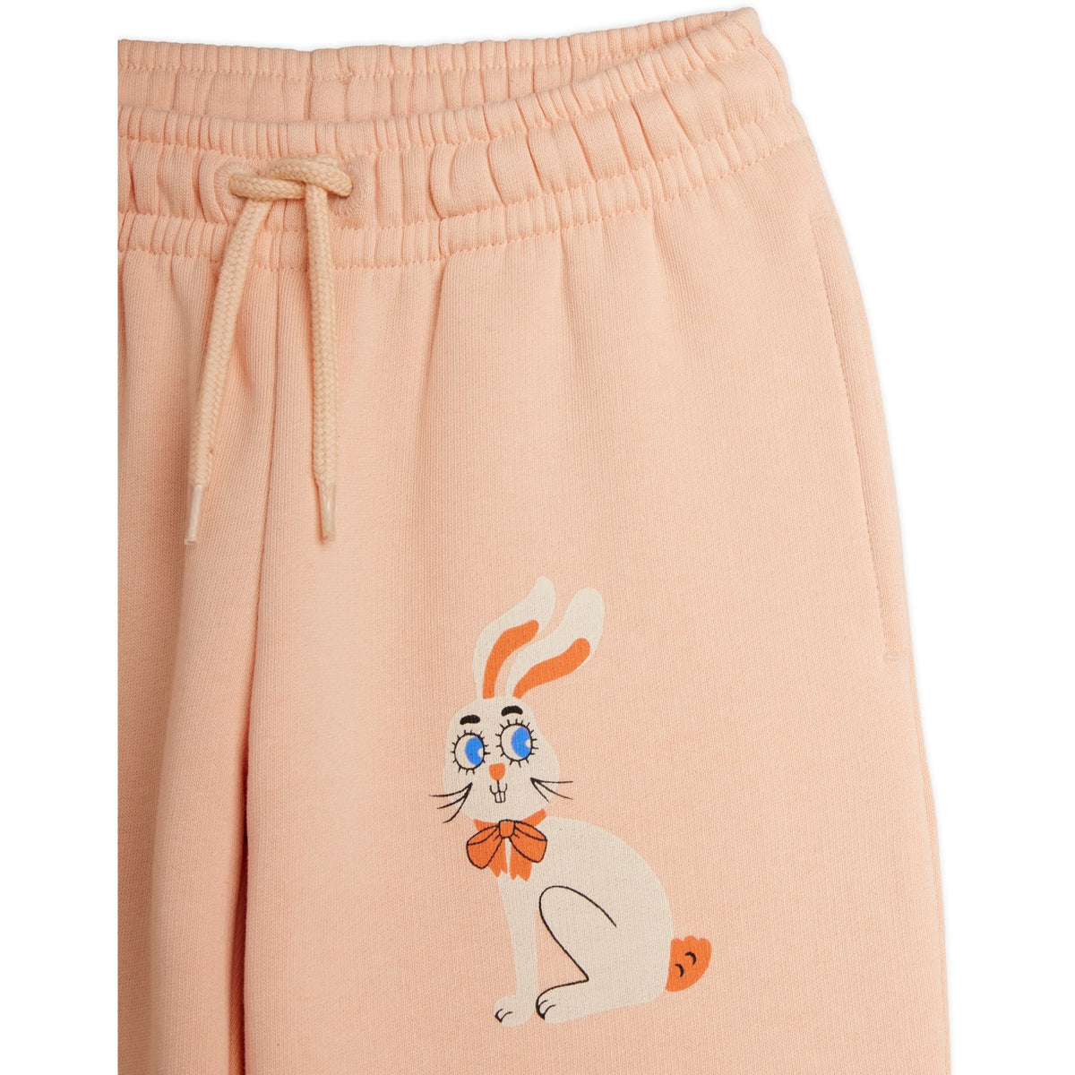 Mini Rodini Pink Rabbit Sp Cuffed Sweatpants