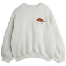 Mini Rodini Grey Melange Elephant Shrew Emb Collegegenser