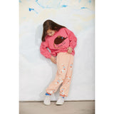 Mini Rodini Pink Elephant Shrew Chenille Collegegenser