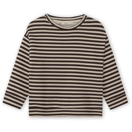 Fliink Coffee Bean / Sandshell Alvin Ls Stripe Collegegenser