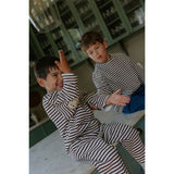 Fliink Coffee Bean / Sandshell Alvin Stripe Bukser