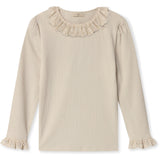 Fliink Sandshell Kenna Ls Lace Bluse