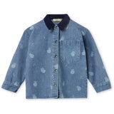 Fliink Medium Blue Aop Don Denim Skjorte