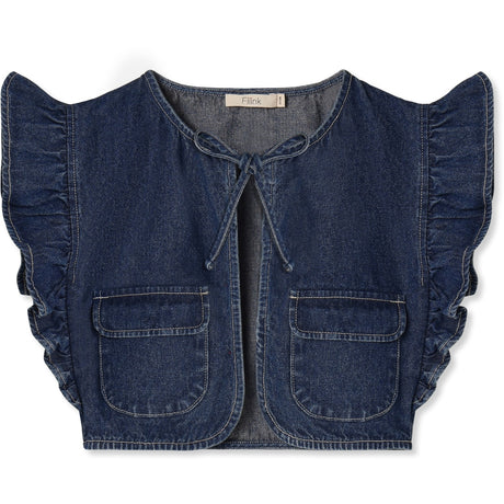 Fliink Dark Denim Blue Don Waistcoat