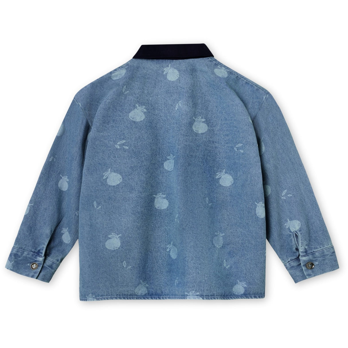 Fliink Medium Blue Aop Don Denim Skjorte