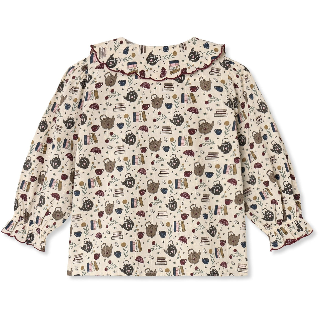 Fliink Sandshell Aop Cosy Ls Bluse