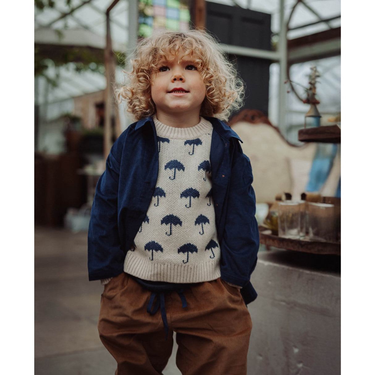 Fliink Dull Gold Dolly Contrast Bukser