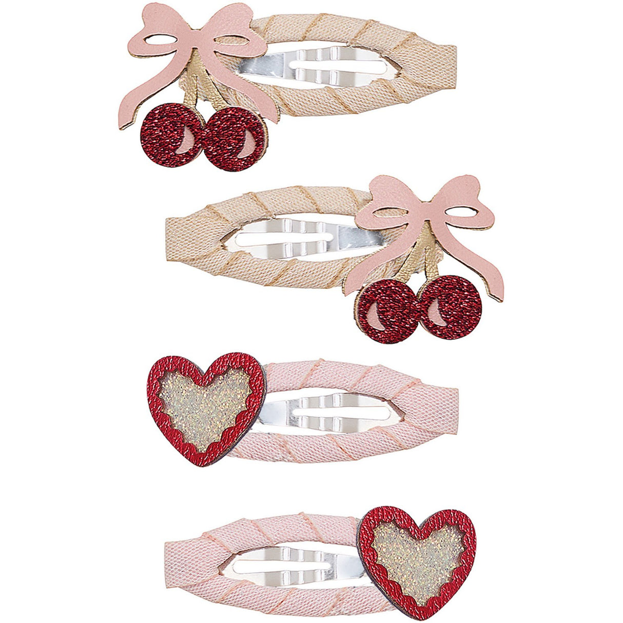 Mimi & Lula 4 Hårspenner - Fancy Cherries