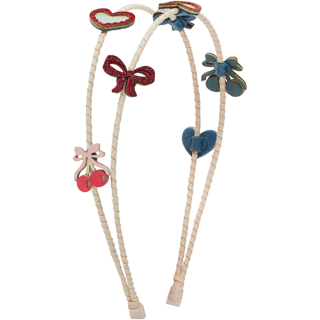 Mimi & Lula Dobbel Hårbøjle - Fancy Cherries