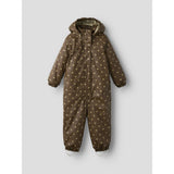 Lil'Atelier Dark Earth Hearts Nmfladry10 Pad Flydress Aop Fo Lil