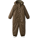 Lil'Atelier Dark Earth Hearts Nmfladry10 Pad Flydress Aop Fo Lil