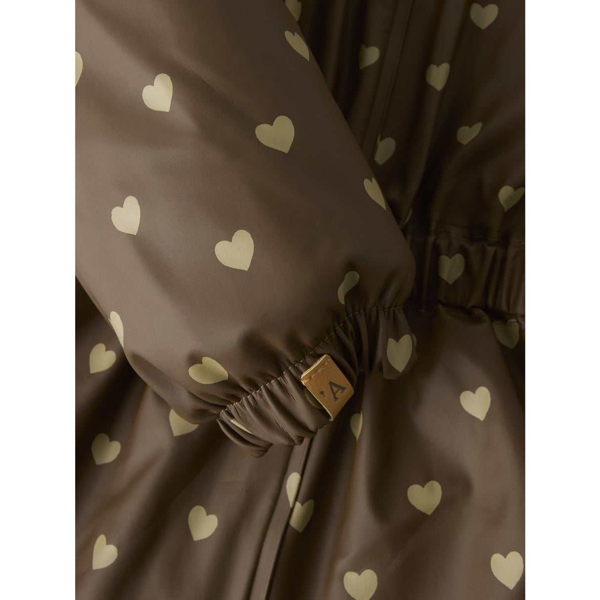 Lil'Atelier Dark Earth Hearts Nmfladry10 Pad Flydress Aop Fo Lil