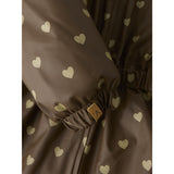 Lil'Atelier Dark Earth Hearts Nmfladry10 Pad Flydress Aop Fo Lil