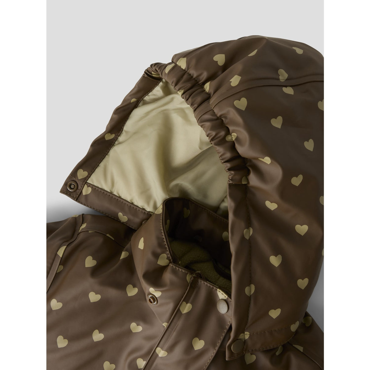 Lil'Atelier Dark Earth Hearts Nmfladry10 Pad Flydress Aop Fo Lil