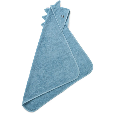LIEWOOD Beach Blue Albert Dino Hooded Håndkle