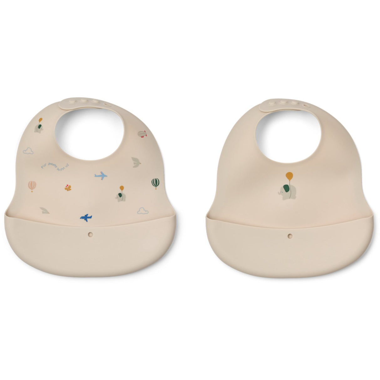 LIEWOOD Flying / Sandy Ember Printed Smekke 2-pack