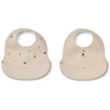 LIEWOOD Flying / Sandy Ember Printed Smekke 2-pack