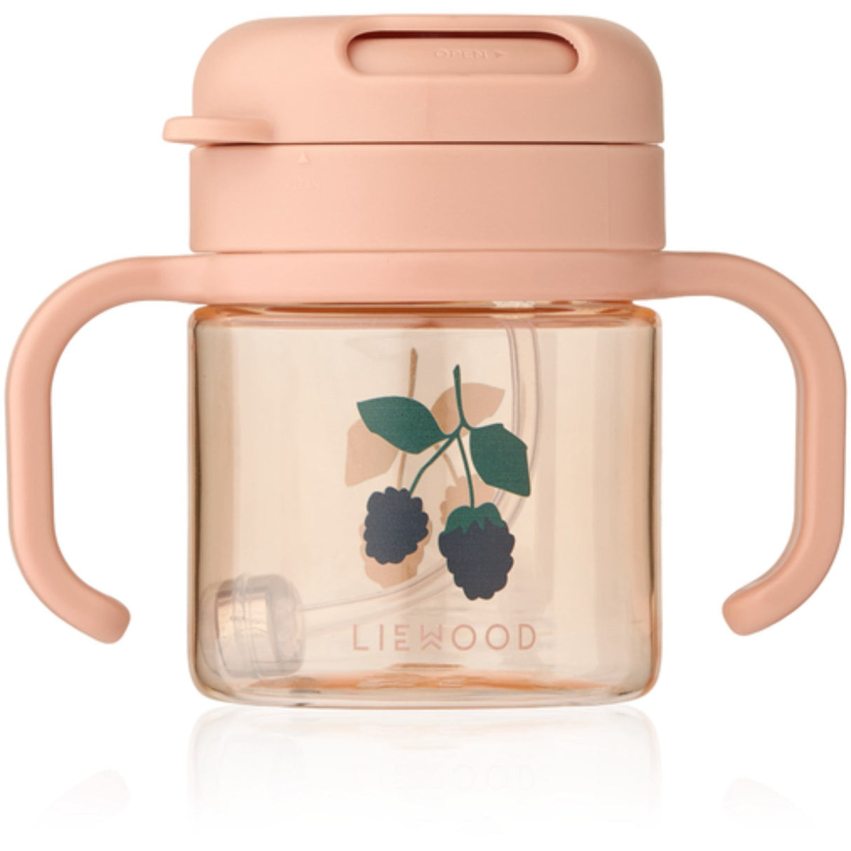 LIEWOOD Berry / Pale Tuscany Kai Tritan Sugerør Kopp 280ml