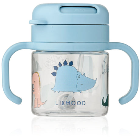 LIEWOOD Dino Roar / Sandy Kai Tritan Sugerør Kopp 280ml