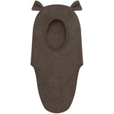 Huttelihut Brown Melange Elefantlue Ears Bomull Fleece