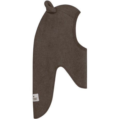 Huttelihut Brown Melange Elefantlue Ears Bomull Fleece