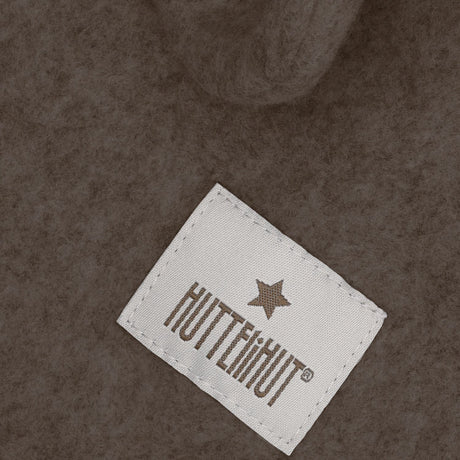 Huttelihut Brown Melange Elefantlue Ears Bomull Fleece