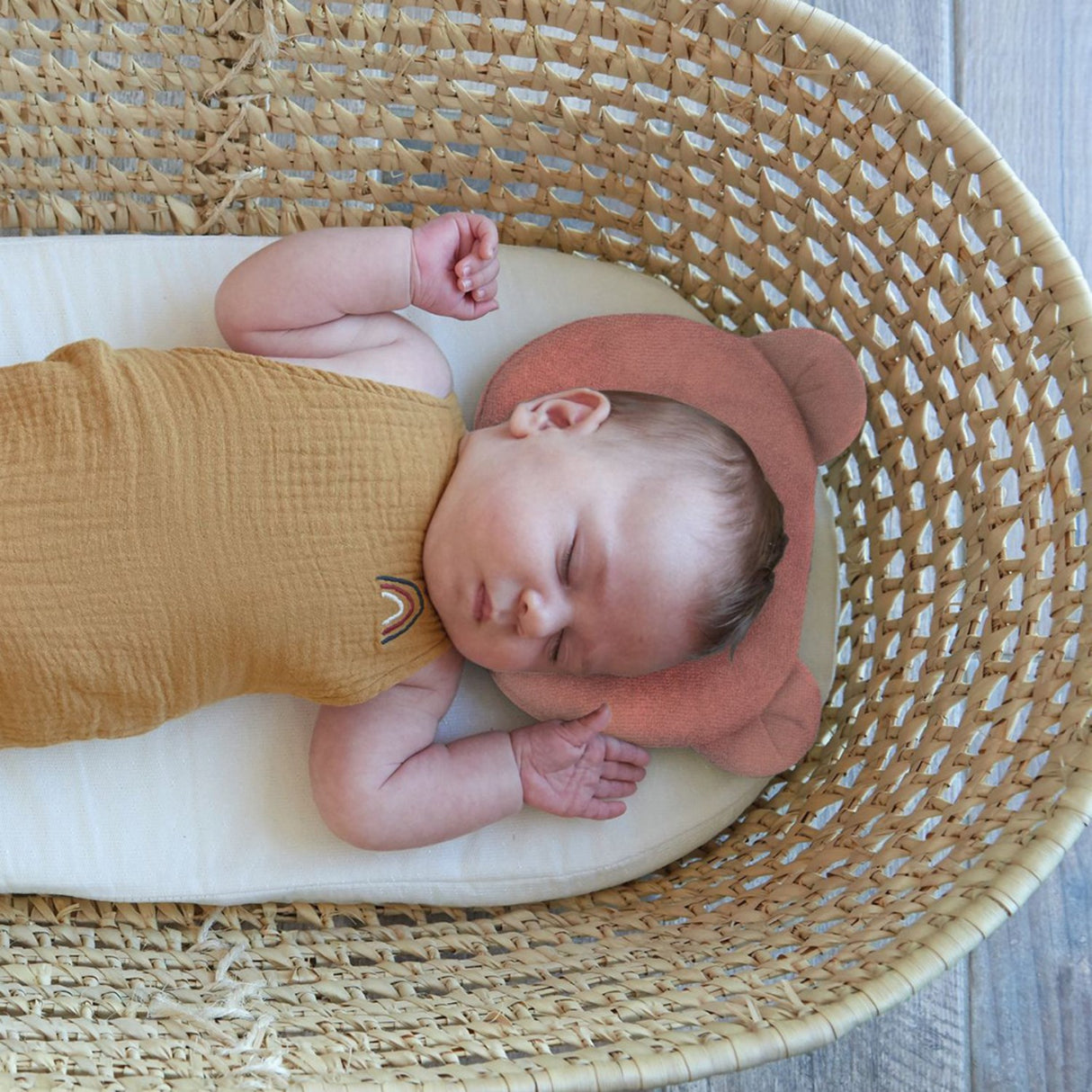 Candide Rust Panda Baby Pute