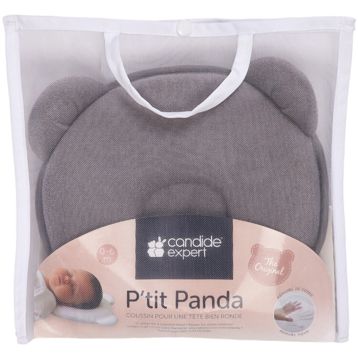 Candide Grey Panda Baby Pute