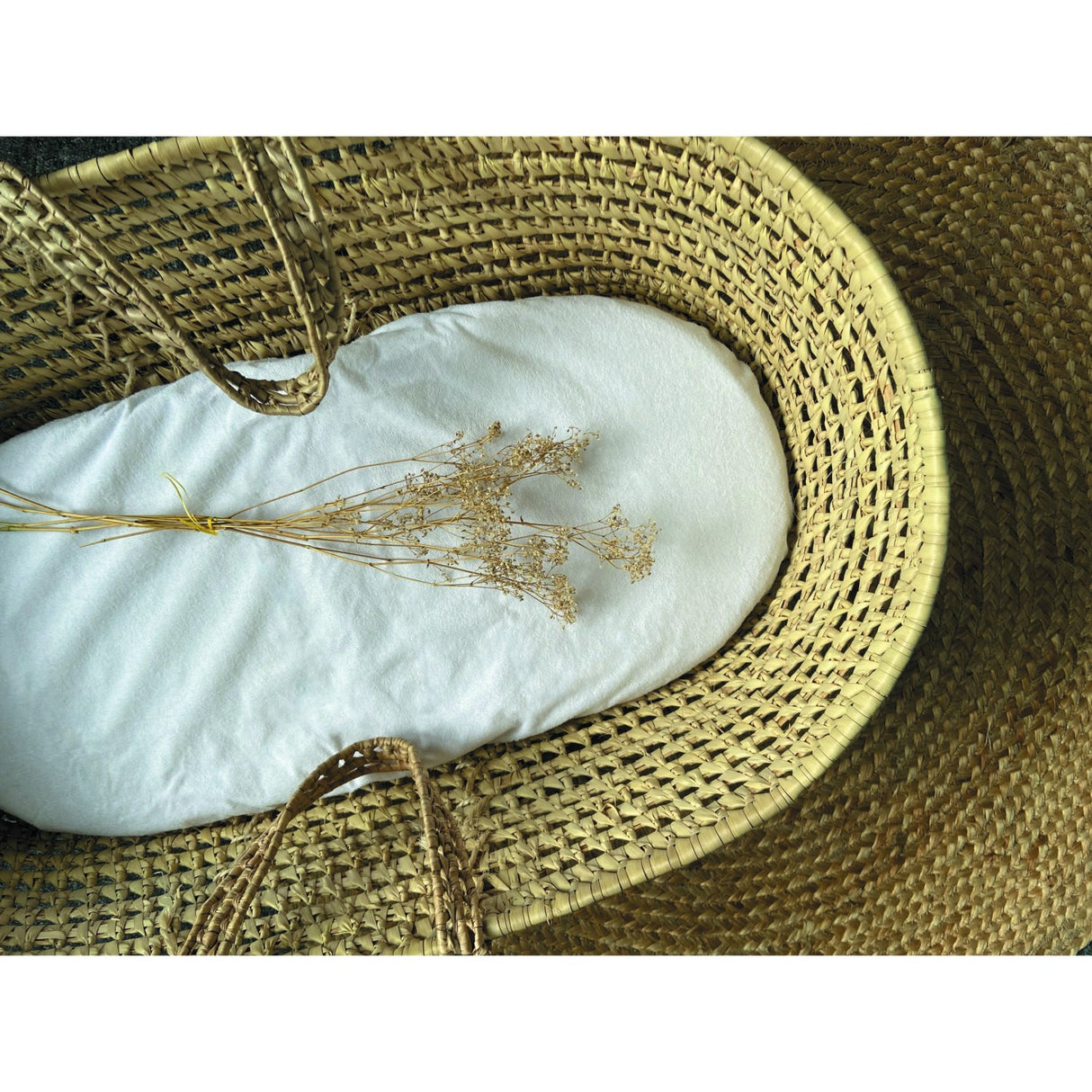 Candide White Bambus Madras Protector 40 × 80 Cm